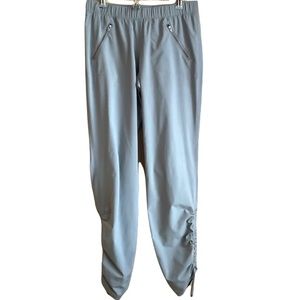 Athleta‎ Light Grey Aspire Ankle Adjustable Jogger Sz 6 Tall